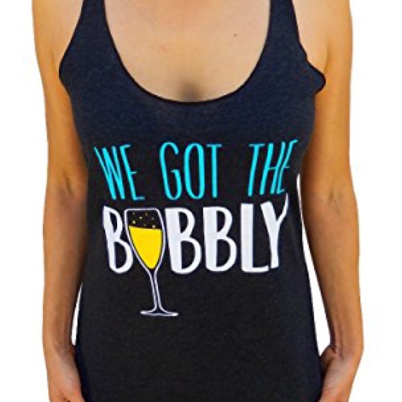Sterling James Co. Bachelorette Party Shirt - Triblend Racerback Bubbly Tank - Picture 2 of 6
